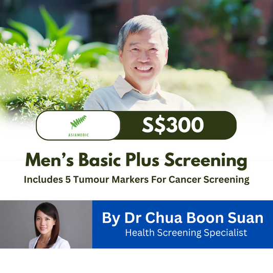 AsiaMedic (SG) Men's Basic Plus Health Screening Package