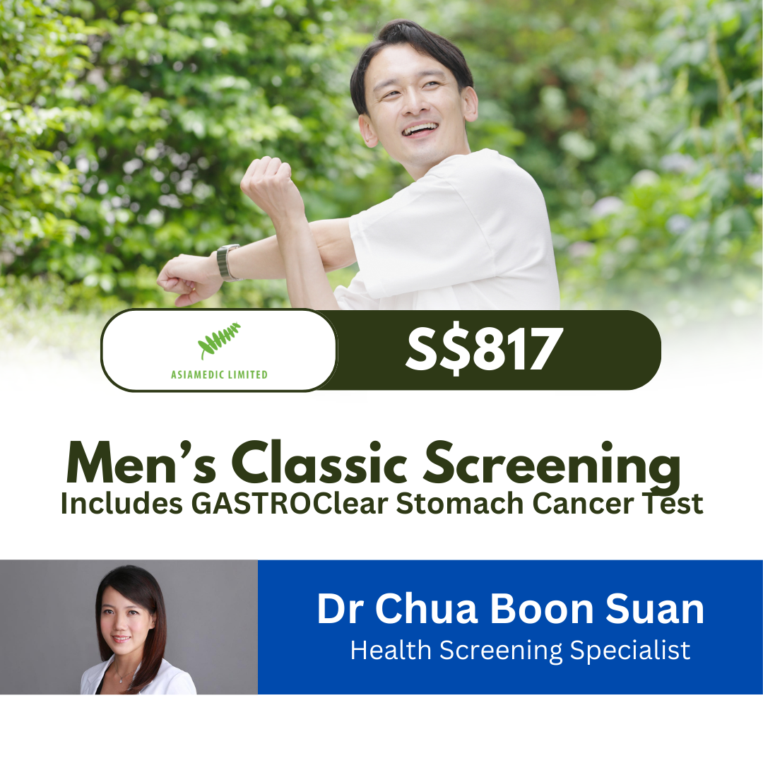 AsiaMedic (SG) Men's Classic Health Screening Package