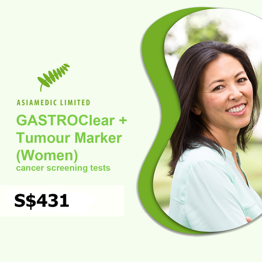 AsiaMedic (SG) GASTROClear + Tumour Marker Screening (Women)