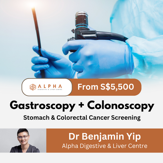 Gastroscopy + Colonoscopy - Alpha Digestive & Liver Centre (SG)