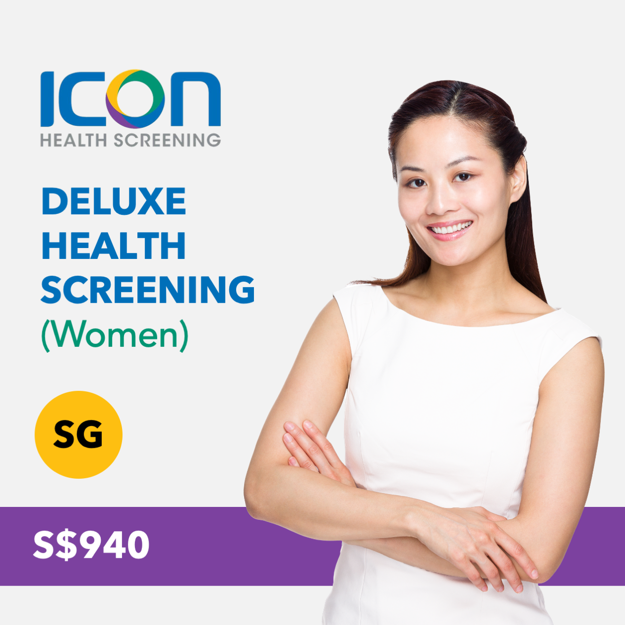 Icon Health Screening (SG) Women's Deluxe Health Screening