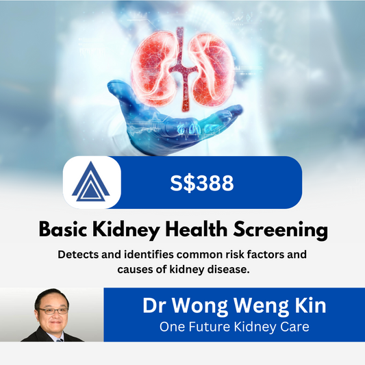 One Future Kidney Care (SG) Basic Kidney Health Screening