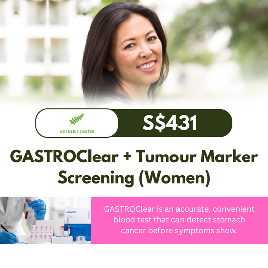 AsiaMedic (SG) GASTROClear + Tumour Marker Screening (Women)